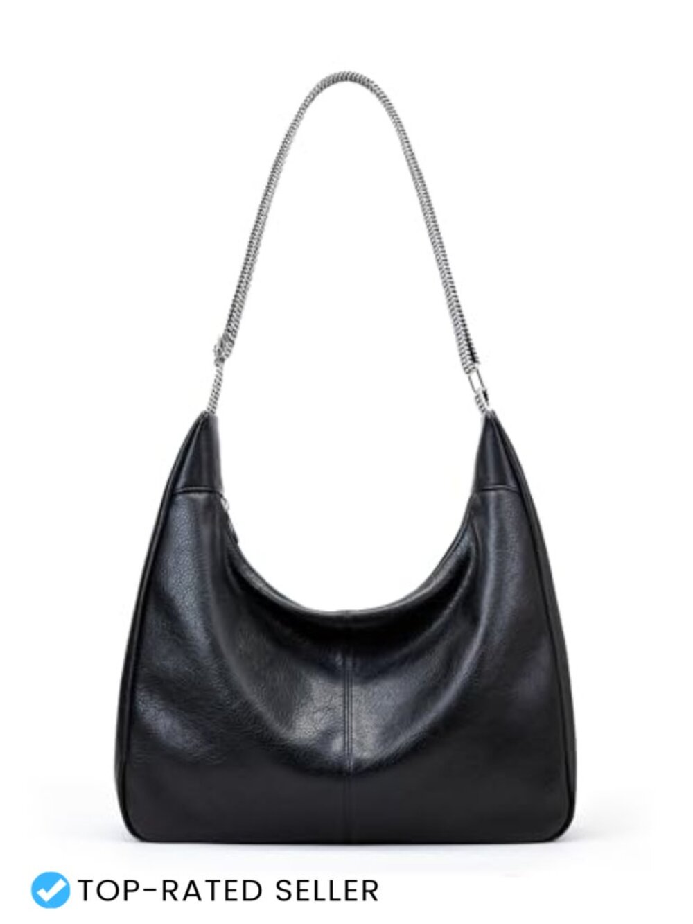 Vegan Leather Slouchy Hobo Bag Women Casual Soft Tote Handbag Adjustable